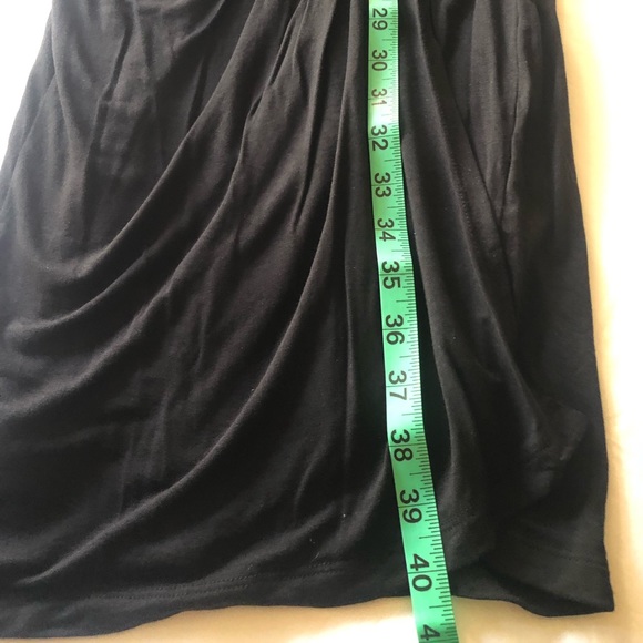 Kenneth Cole wrap twist gathered vowel neck dress size xs - Picture 7 of 10